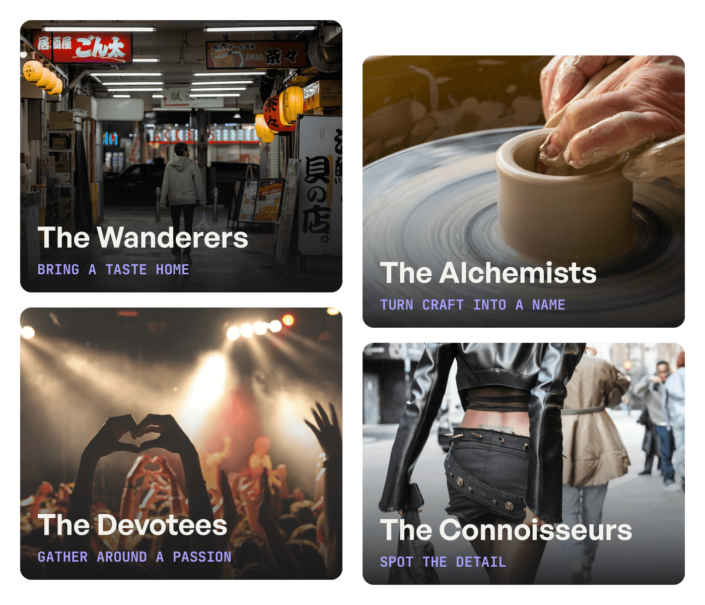 Four kinds of early adopter.